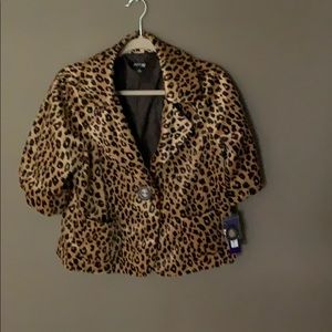 Crop blazer new with tags